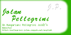 jolan pellegrini business card